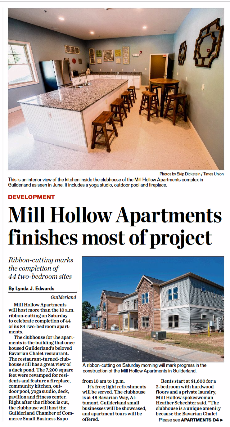 Mill Hollow Apartments Guilderland NY